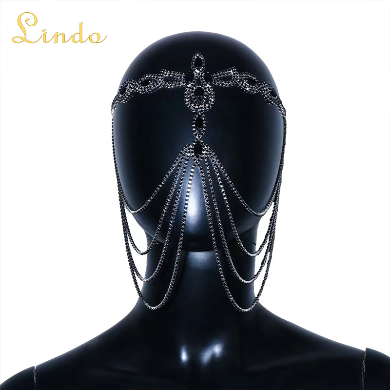 Black Gothic Masquerade Face Mask