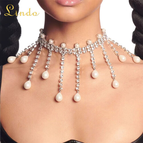Choker with Pearl Necklace