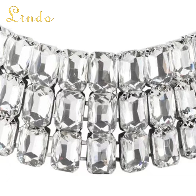Chunky Crystal Necklace Choker