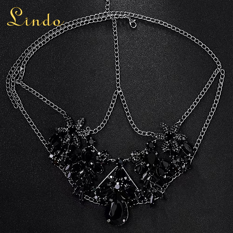 Crystal Dark Black Masquerade Mask