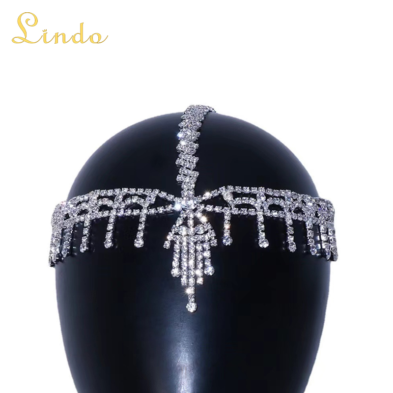 Crystal Rhinestone Head Chain Jewelry