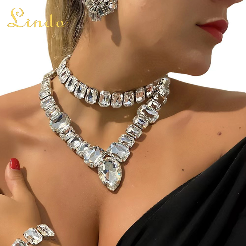 Crystal Statement Necklace