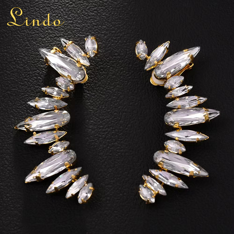 Earring Jewelry Crystal Ear Cuff