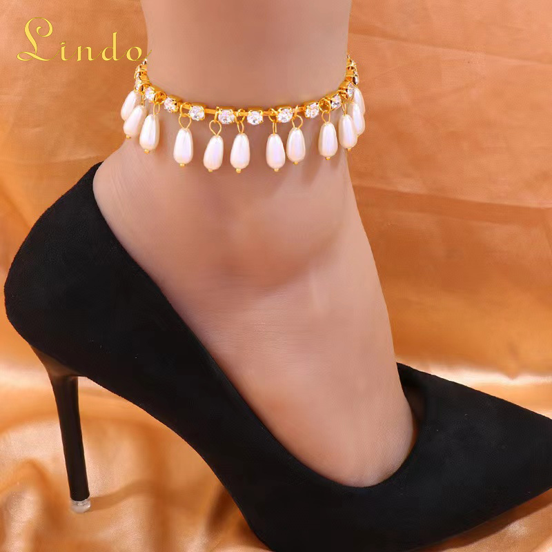 Elegant Pearl Anklet