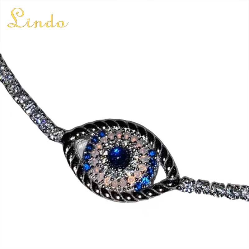 Evil Eye Shaped Tennis Bracelets