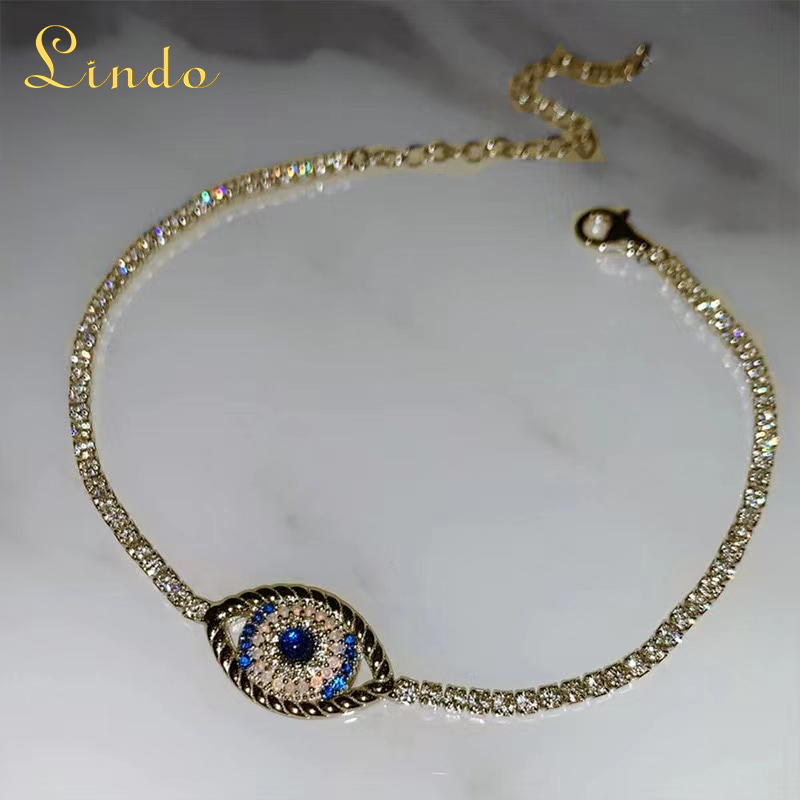 Gold Evil Eye Bracelet