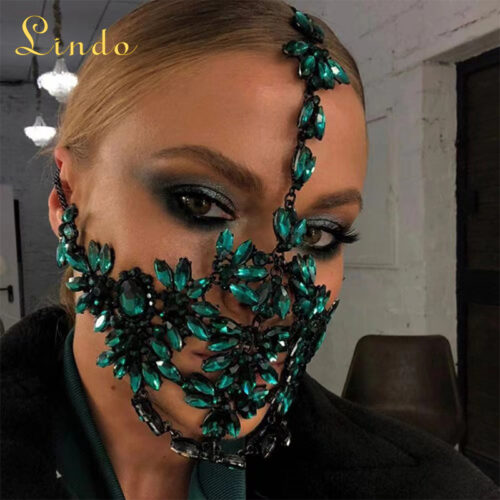Green Masquerade Mask