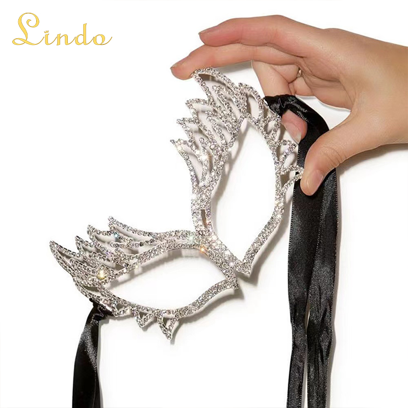 Masquerade Rhinestone Eye Mask