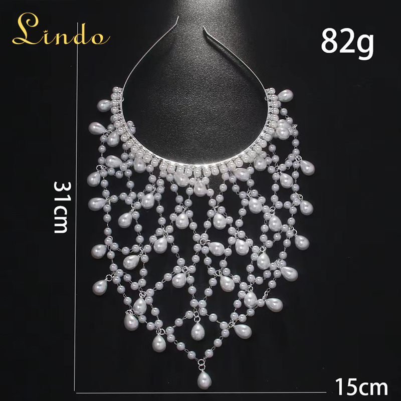 Pearl Bridal Headband Tiara