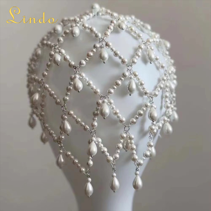 Pearl Bridal Headpiece Jewelry