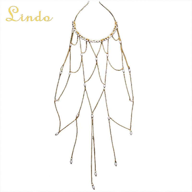 Pearl Hair Chain Accessories Headband