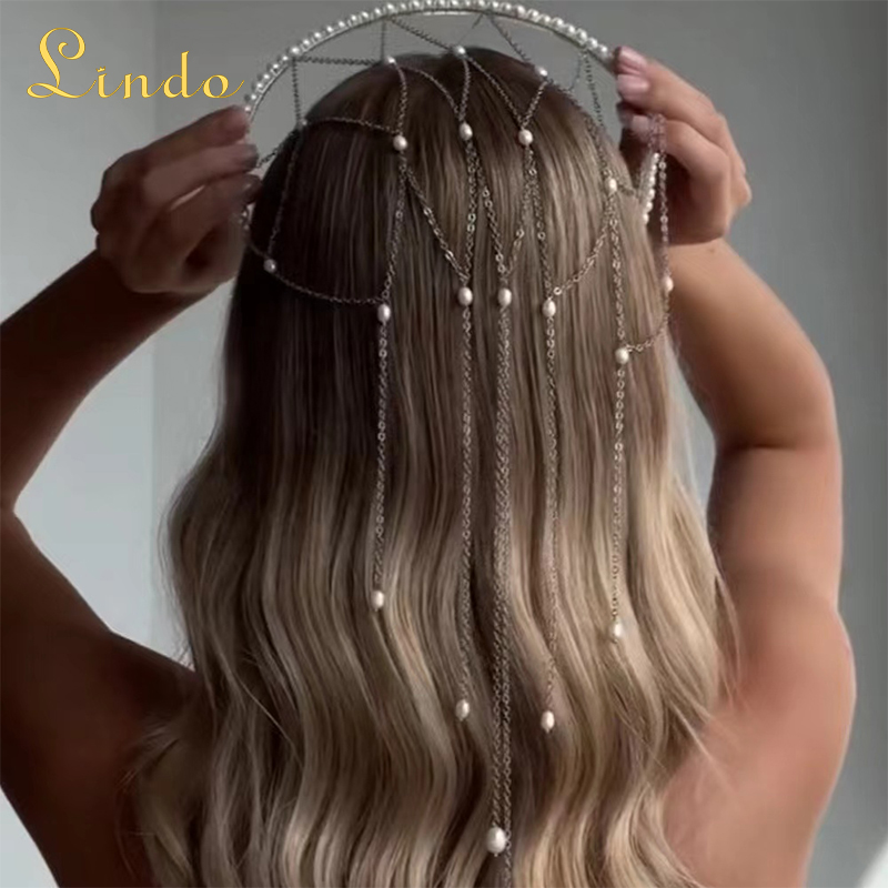 Pearl Headband Chain