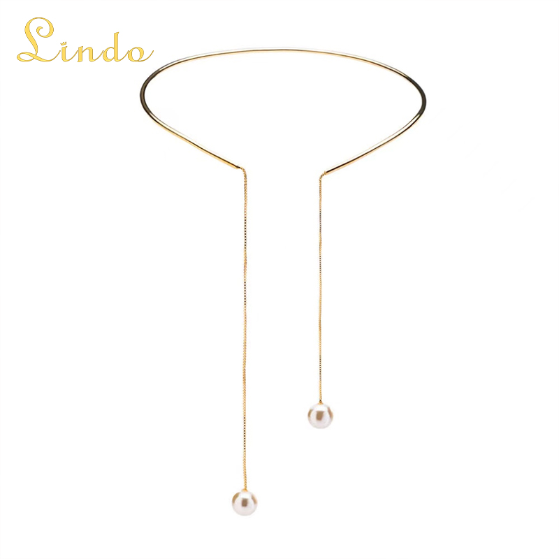 Pearl Open Choker Collar