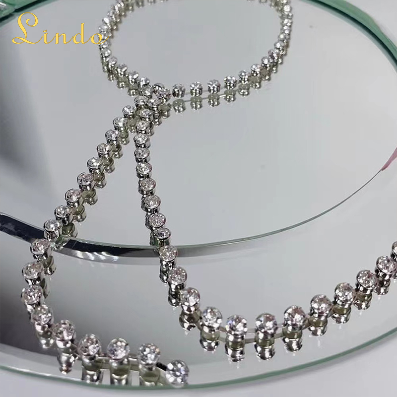 Rhinestone Backdrop Necklace