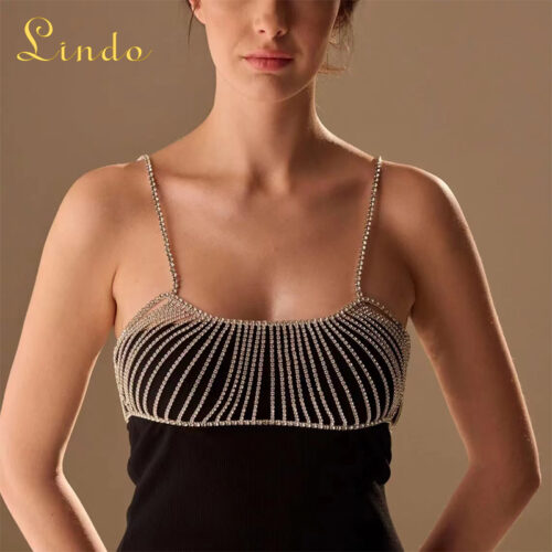 Rhinestone Bra Top