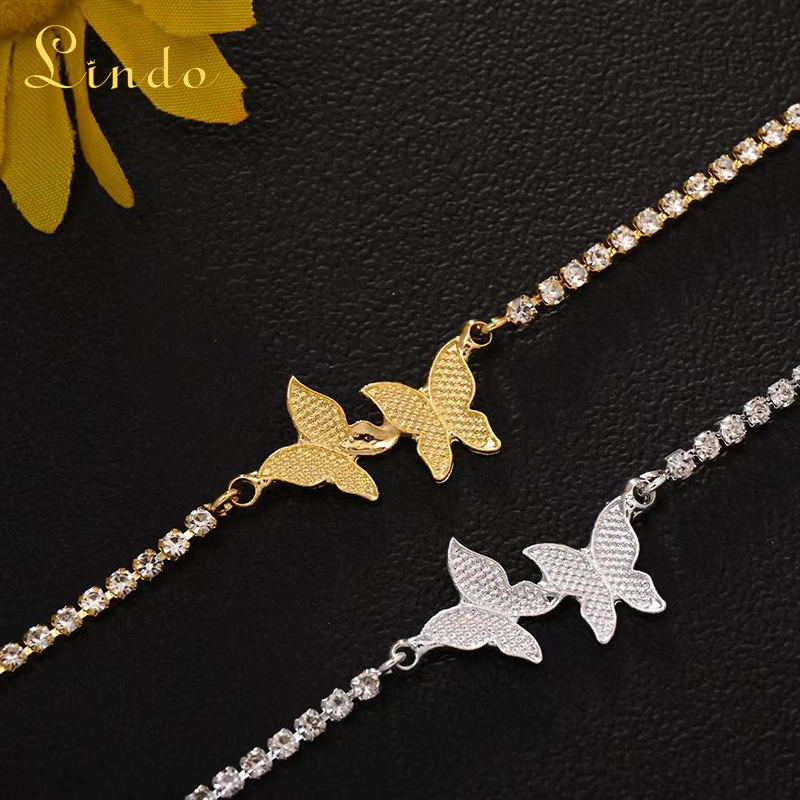 Rhinestone Butterfly Pendant for Necklace