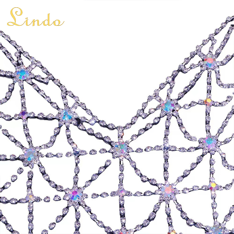 Rhinestone Chain for Body