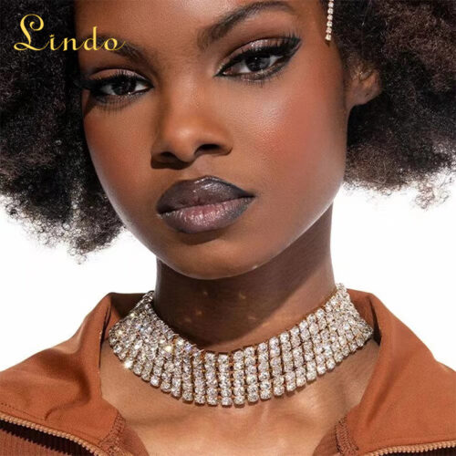 Rhinestone Choker