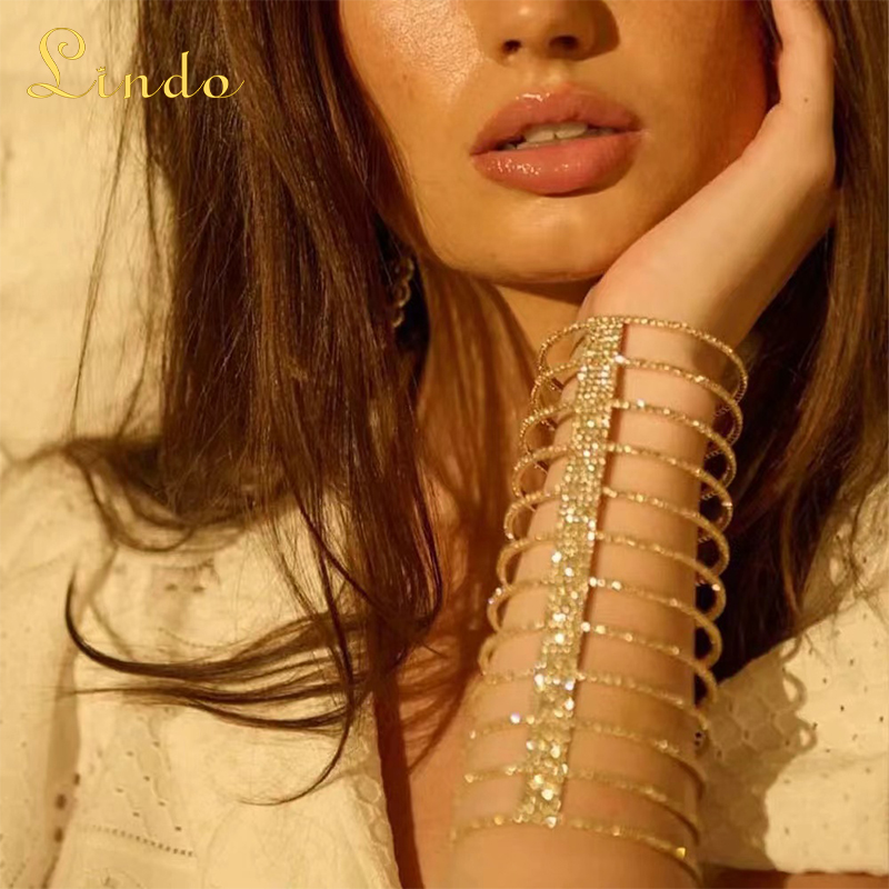 Rhinestone Cuff Bracelet