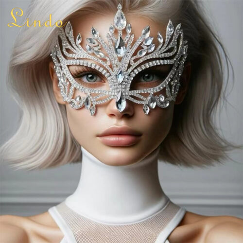 Rhinestone Masquerade Mask
