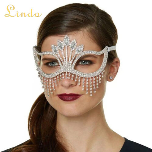 Rhinestone Masquerade Mask