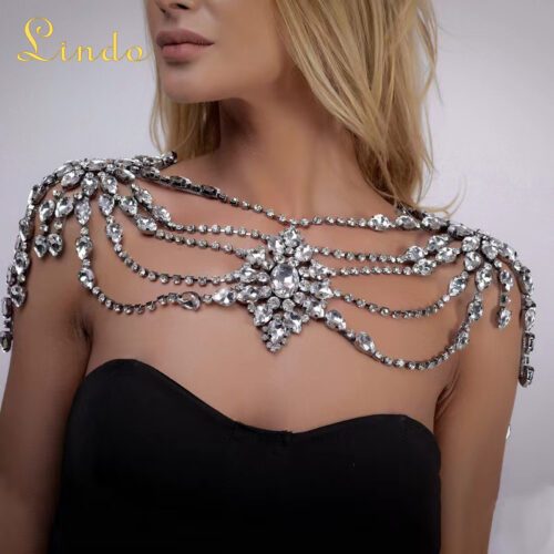 Rhinestone Shoulder Necklace
