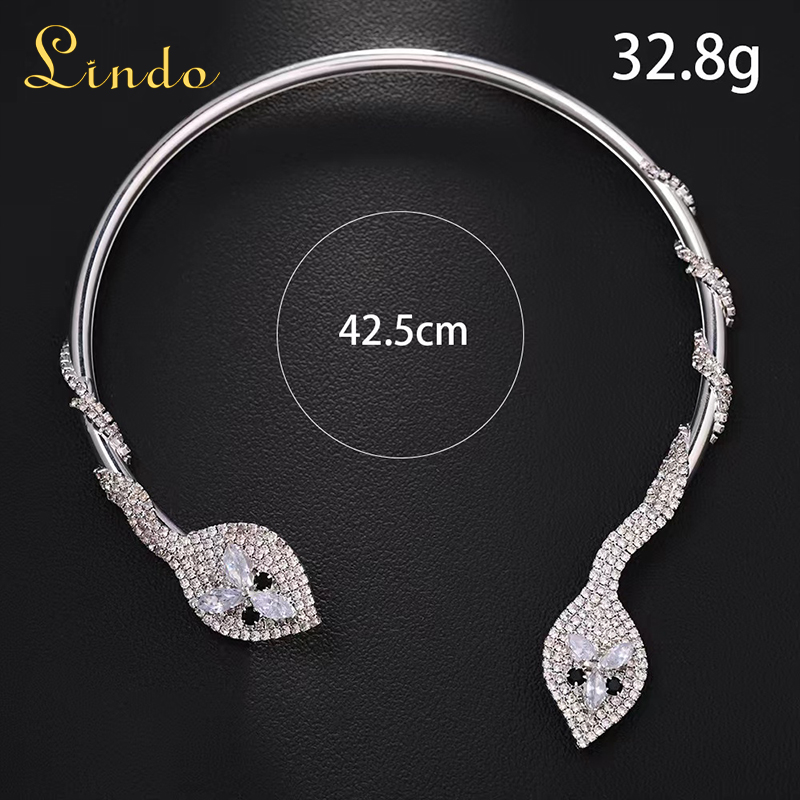 Rhinestone Snake Choker