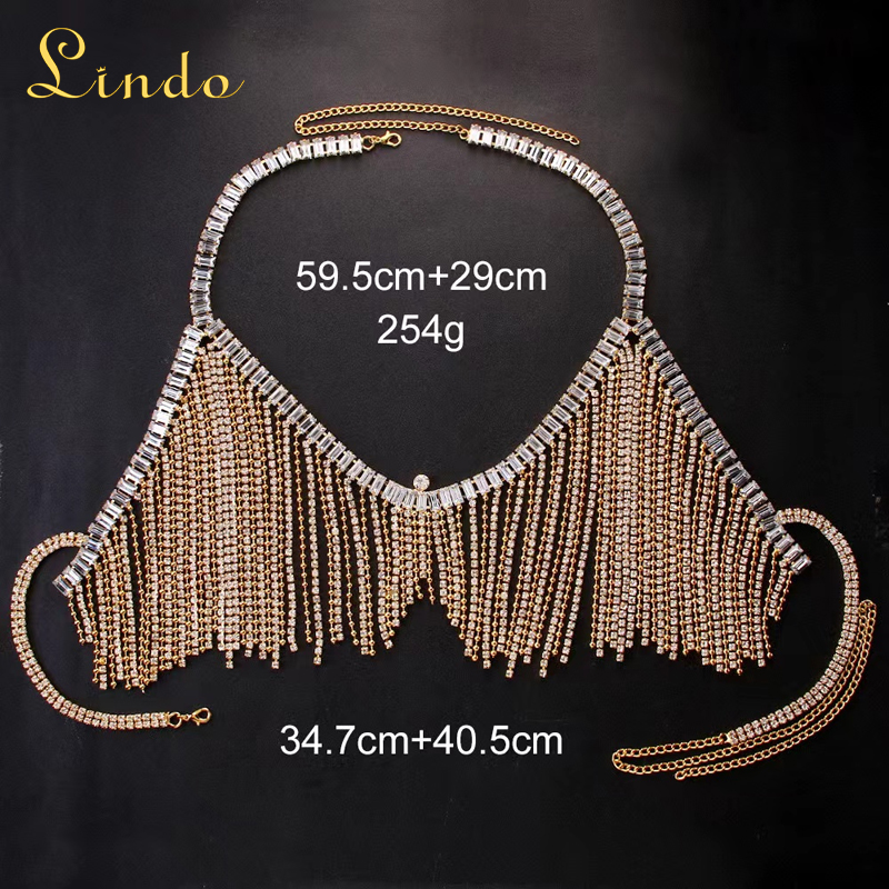 Sexy Rhinestone Body Chain​