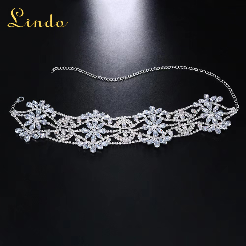Silver Color Sparkly Choker
