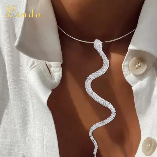 Snake Pendant Necklace
