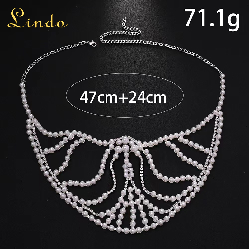 Sparkling Rhinestone Pearl Masquerade Mask