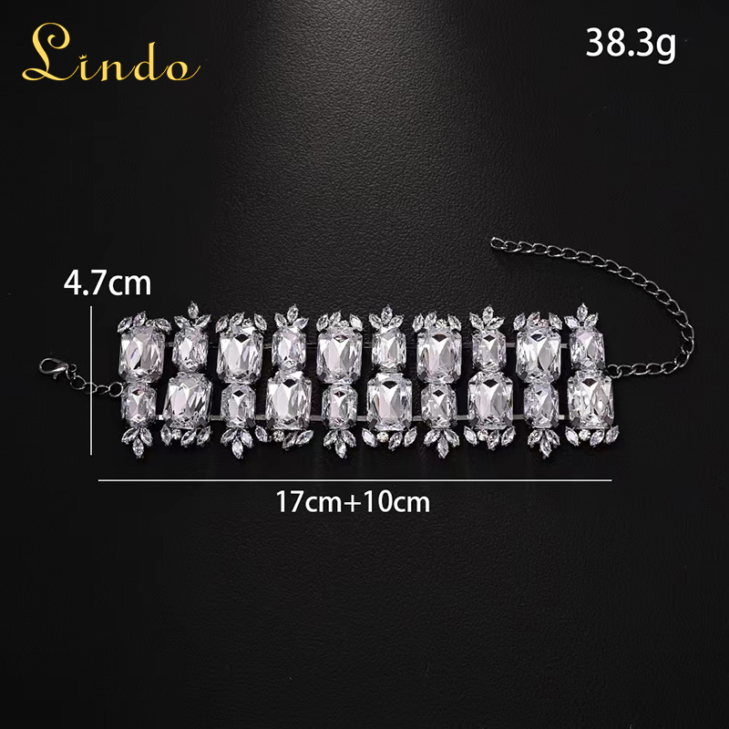 Vintage Rhinestone Bracelet for Wedding