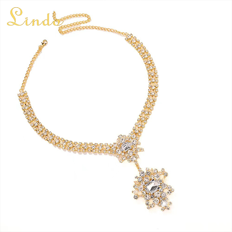 Wedding Bridal Vintage Rhinestone Necklace