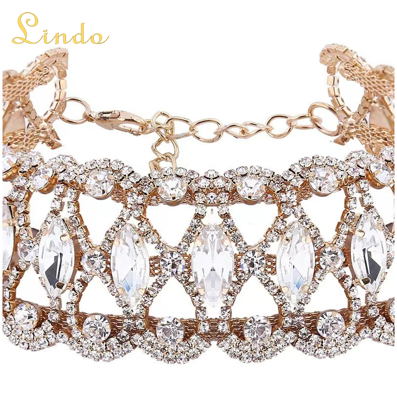 Wedding Crystal Choker Necklace