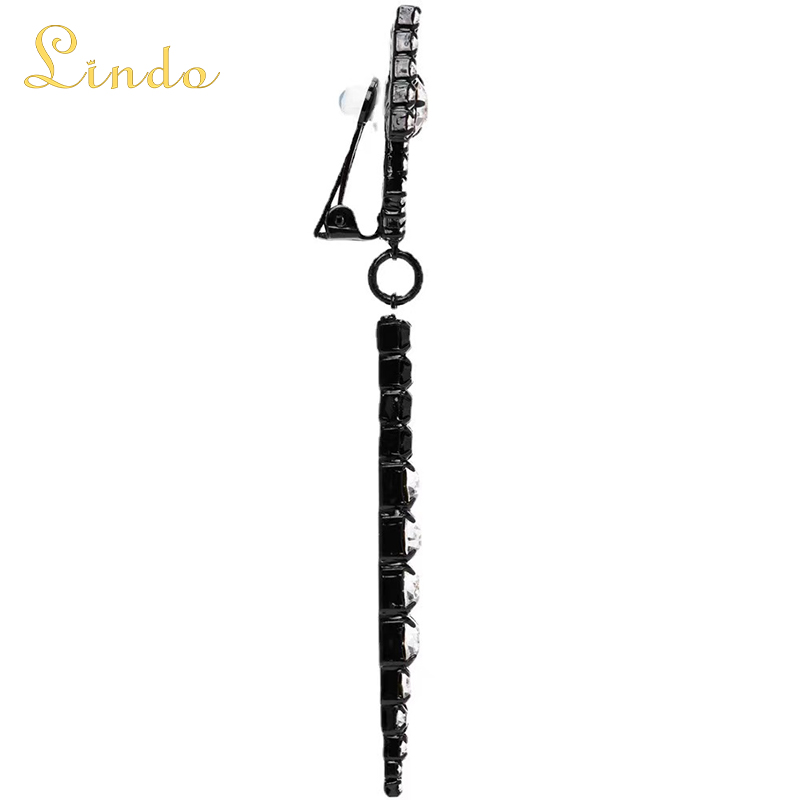 Black Bow Earrings