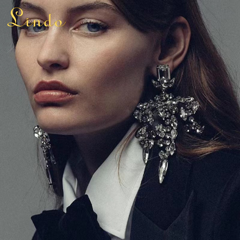 Black Drop Earrings