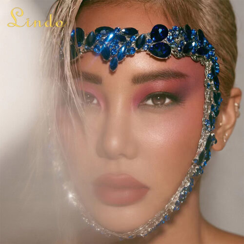 Blue Masquerade Mask