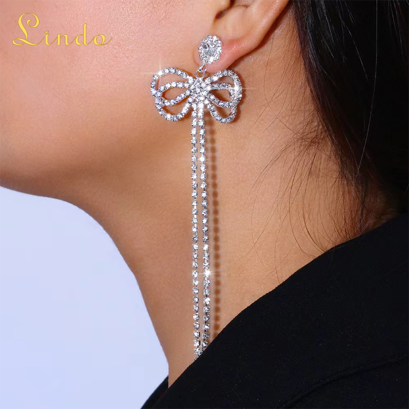 Bow Drop Earrings