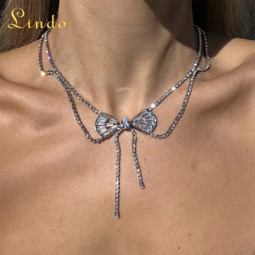 Bow Pendant Necklace