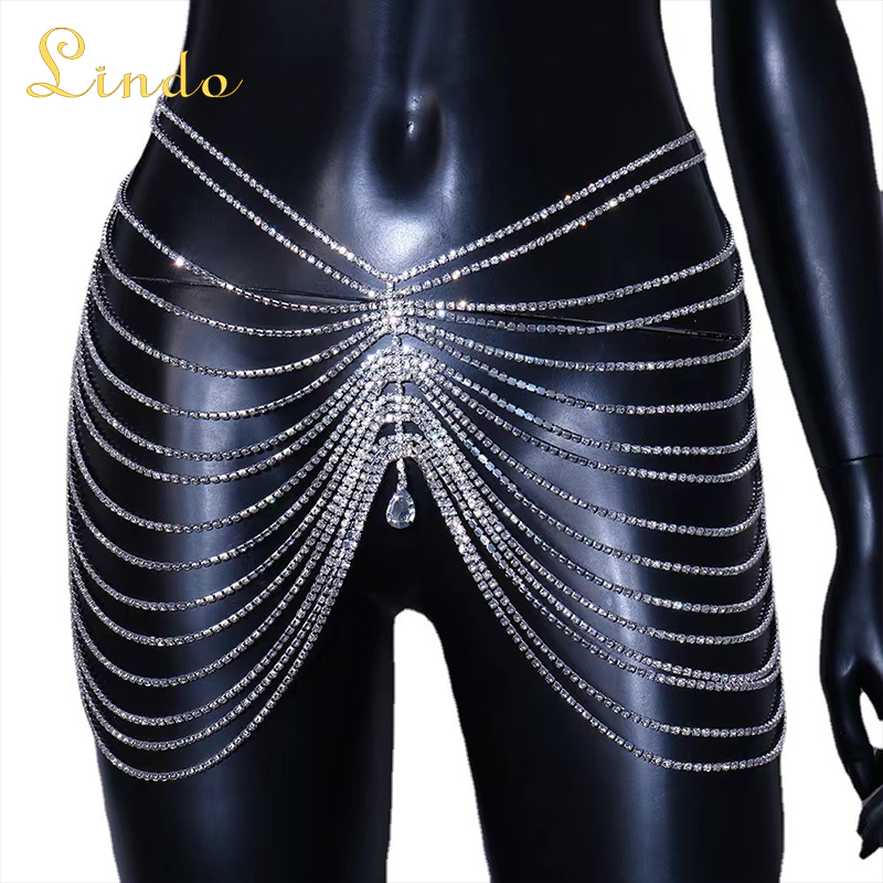 Crystal Rhinestone Sexy Belly Chain