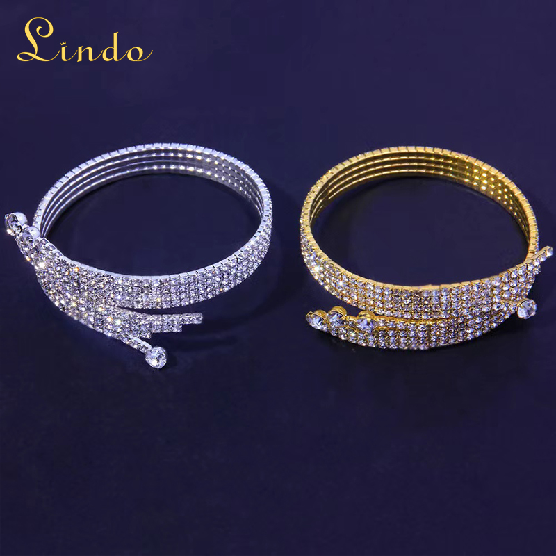 Elegant Crystal Cuff Bracelet