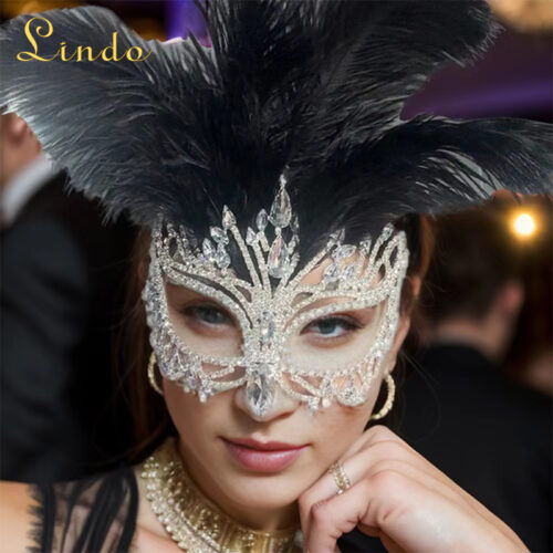 Feather Mask Masquerade