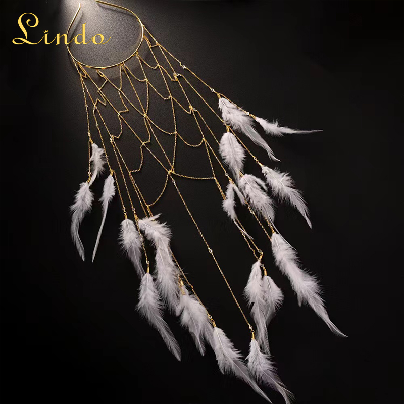 Feather Tassel Hair Bands