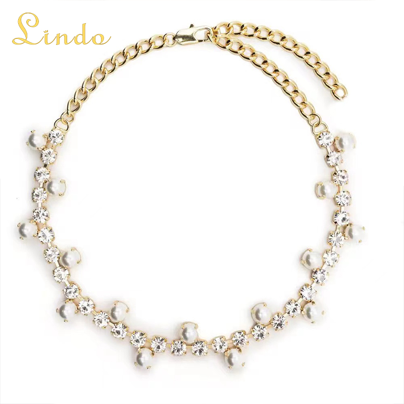 Gold Color Faux Pearl Jewelry Vintage Pearl Necklace