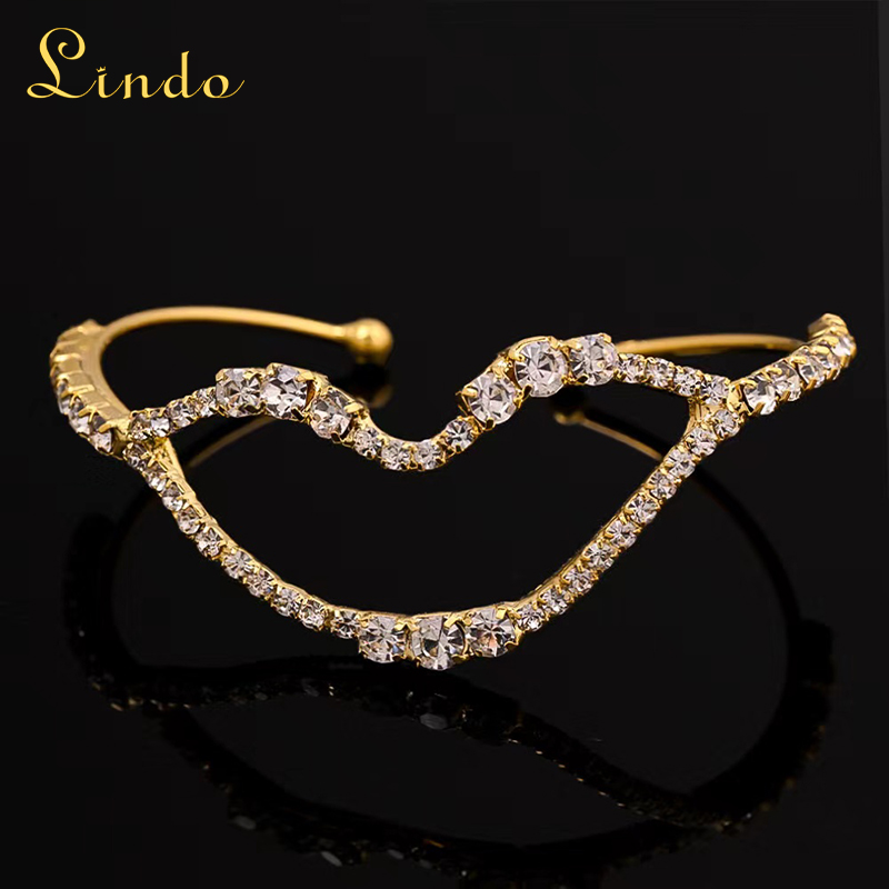 Gold Color Lip Bling Bracelet