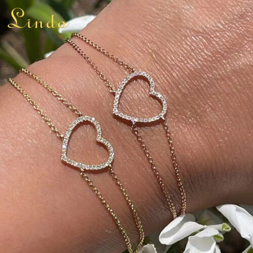 Heart Chain Bracelet