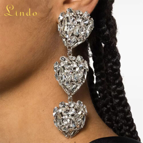 Heart Drop Earrings