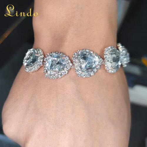 Heart Tennis Bracelet
