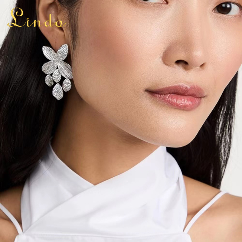 Large Flower Earrings