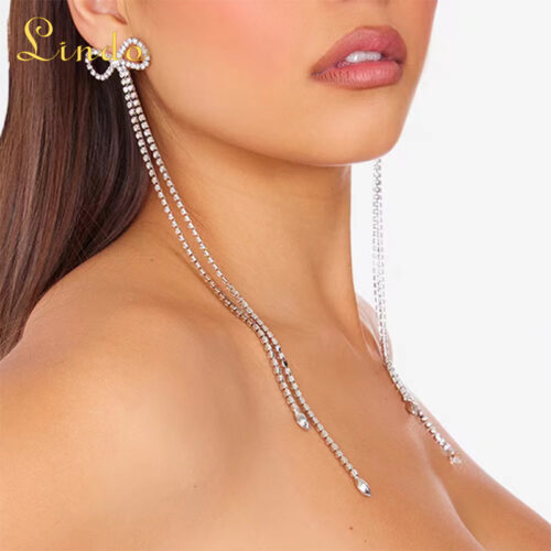 Long Bow Earrings